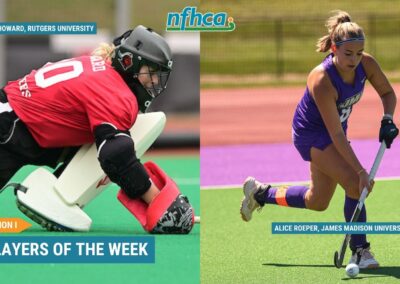 Roeper, Howard named NFHCA Division I National Players of the Week