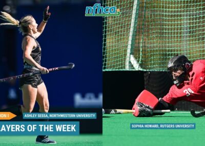 Sessa, Howard named NFHCA Division I National Players of the Week