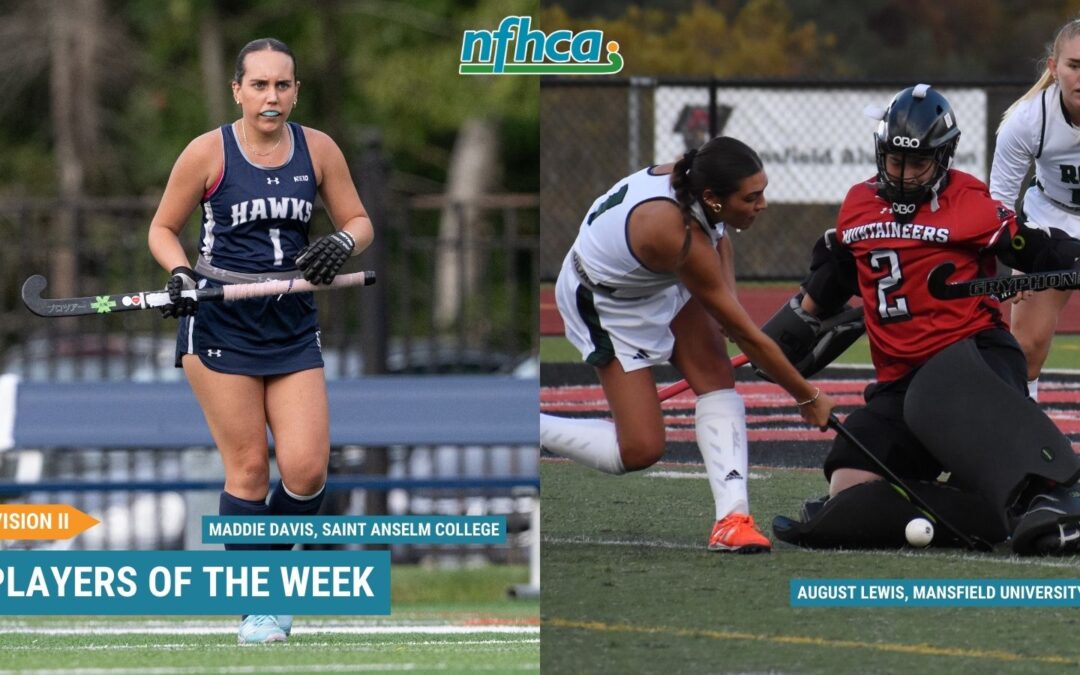 Davis, Lewis named NFHCA Division II National Players of the Week