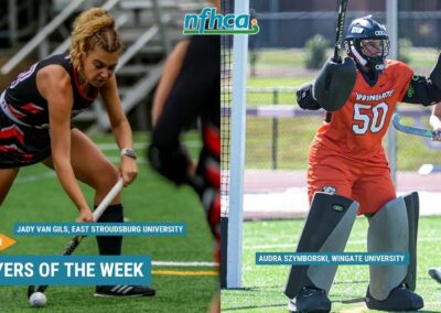 van Gils, Szymborski named NFHCA Division II National Players of the Week