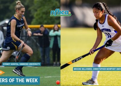 Gonyea, Billhimer named NFHCA Division III National Players of the Week