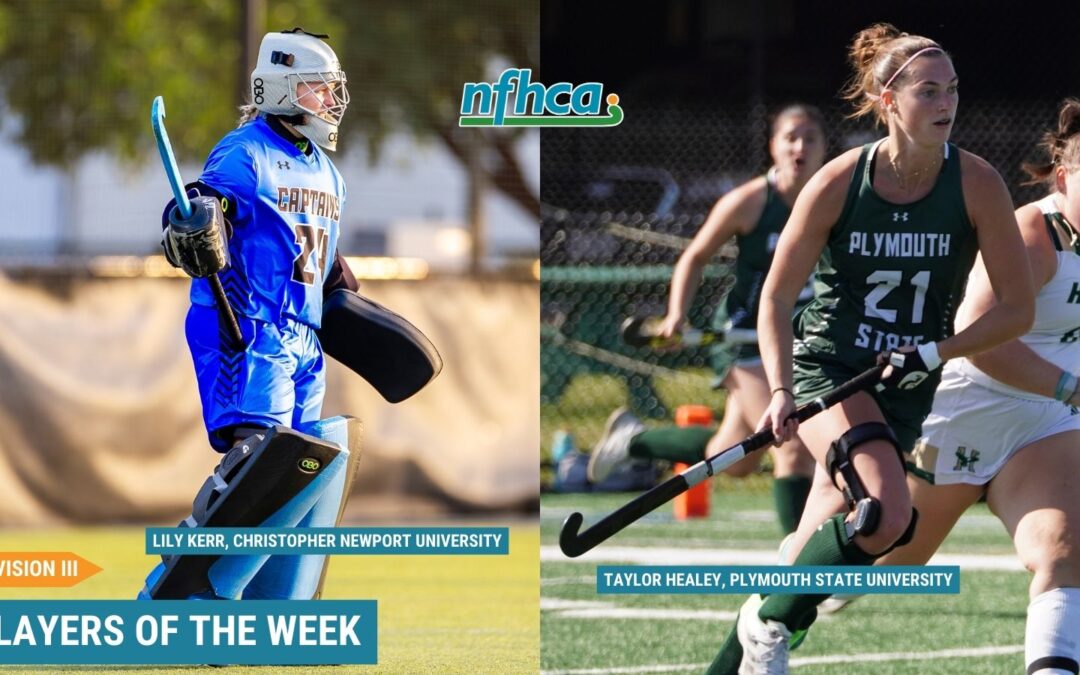 Healey, Kerr named NFHCA Division III National Players of the Week