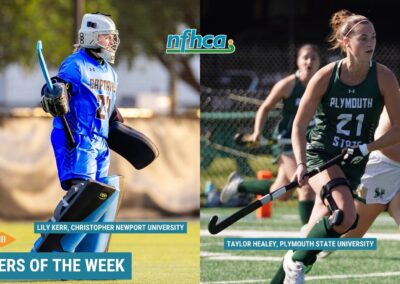 Healey, Kerr named NFHCA Division III National Players of the Week