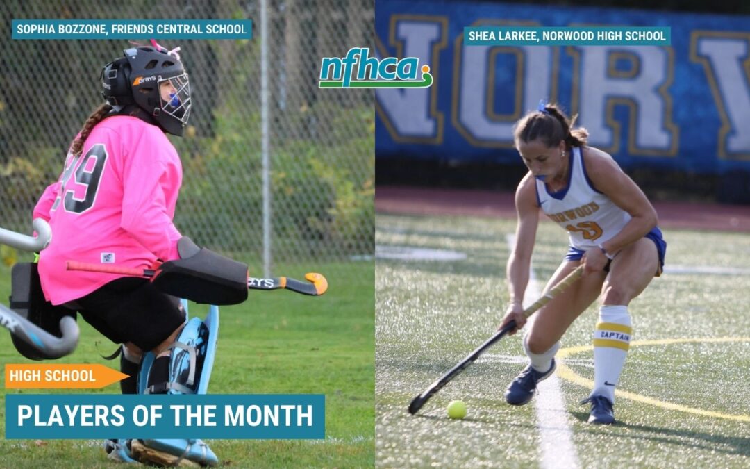 Larkee, Bozzone named NFHCA September High School Players of the Month