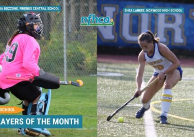 Larkee, Bozzone named NFHCA September High School Players of the Month