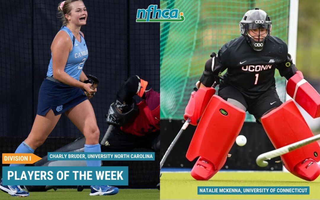 Bruder, McKenna named NFHCA Division I National Players of the Week