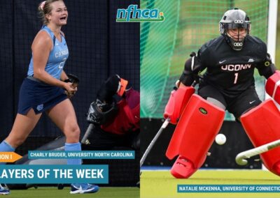 Bruder, McKenna named NFHCA Division I National Players of the Week