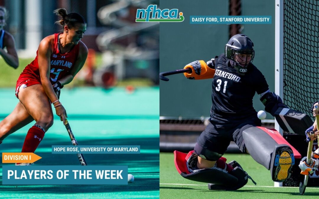 Rose, Ford named NFHCA Division I National Players of the Week