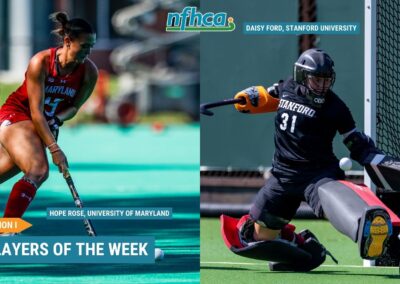 Rose, Ford named NFHCA Division I National Players of the Week