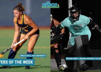 Dietz, Eberly named NFHCA Division II National Players of the Week