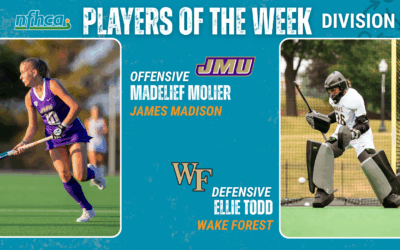 Molier, Todd NFHCA DI Field Hockey Players of the Week