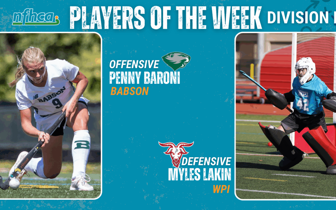 Baroni, Lakin named NFHCA Division III National Players of the Week