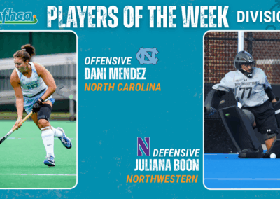 Mendez, Boon NFHCA DI Field Hockey Players of the Week