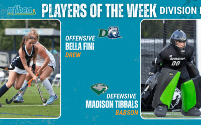 Fini, Tibbals NFHCA DIII Field Hockey Players of the Week