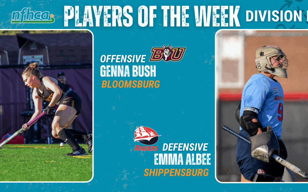 Bush, Albee NFHCA DII Field Hockey Players of the Week