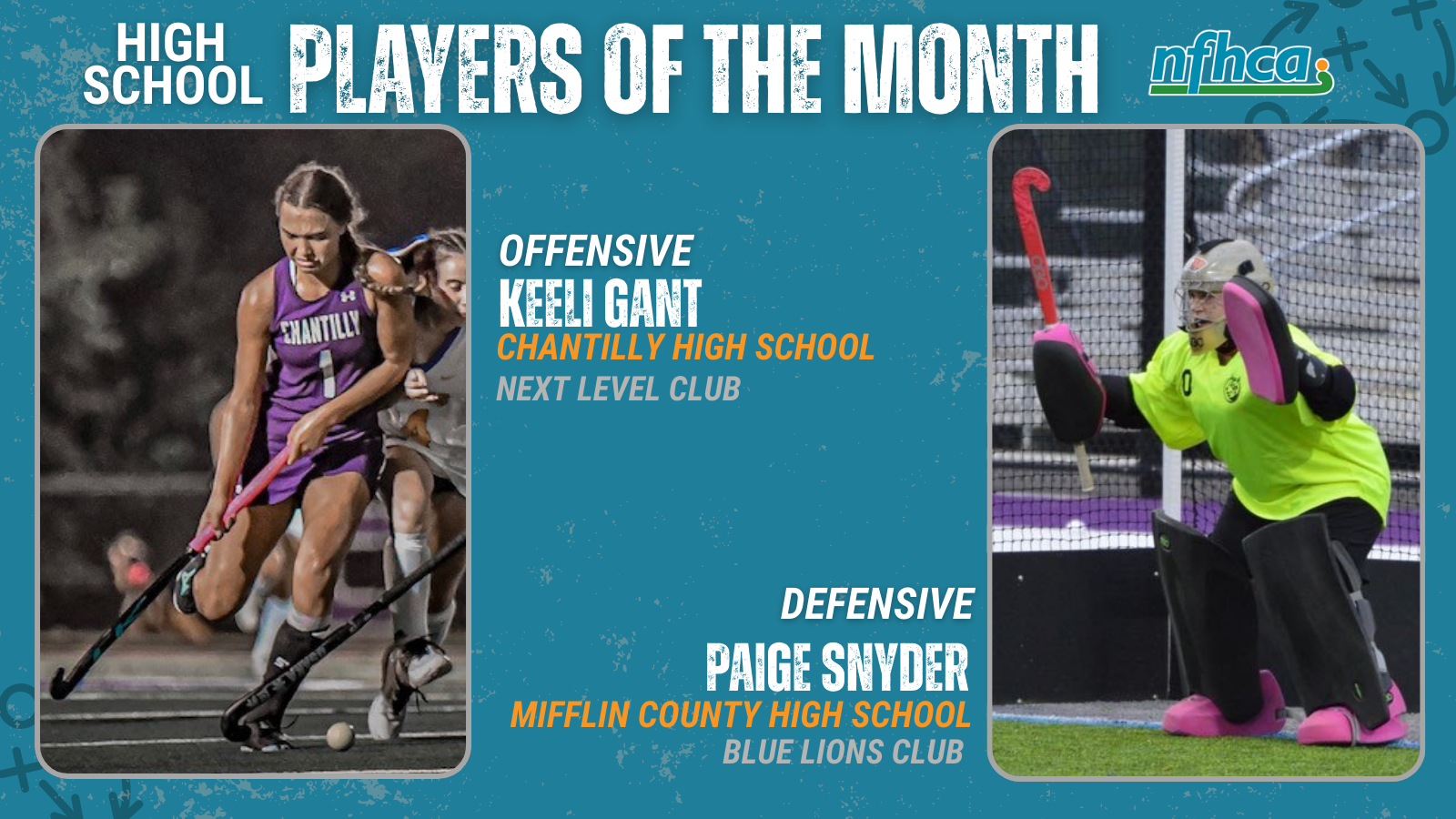 High School Players of Month August 2025