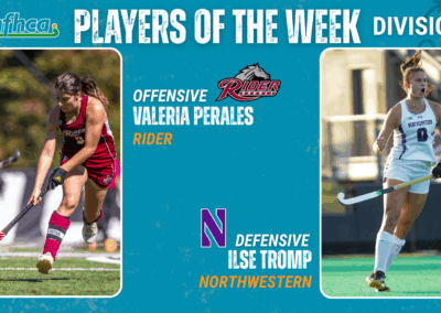 Perales, Tromp NFHCA DI Field Hockey Players of the Week