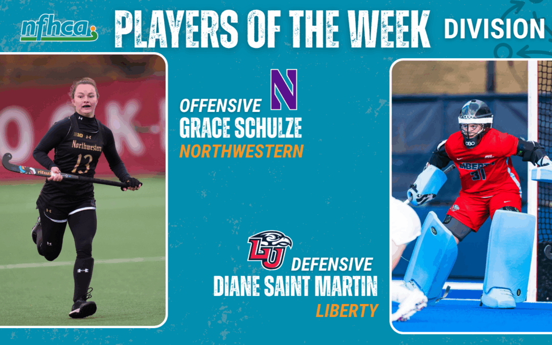 Schulze, Saint Martin NFHCA DI Field Hockey Players of the Week
