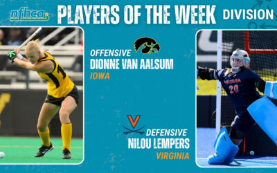 van Aalsum, Lempers NFHCA DI Field Hockey Players of the Week