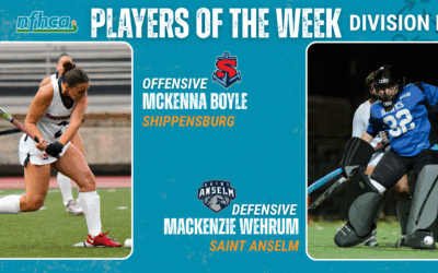 Boyle, Wehrum NFHCA DII Field Hockey Players of the Week