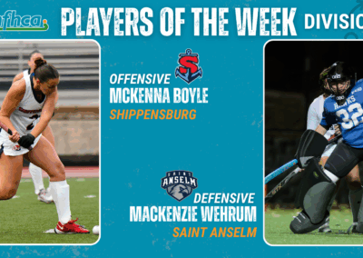 Boyle, Wehrum NFHCA DII Field Hockey Players of the Week