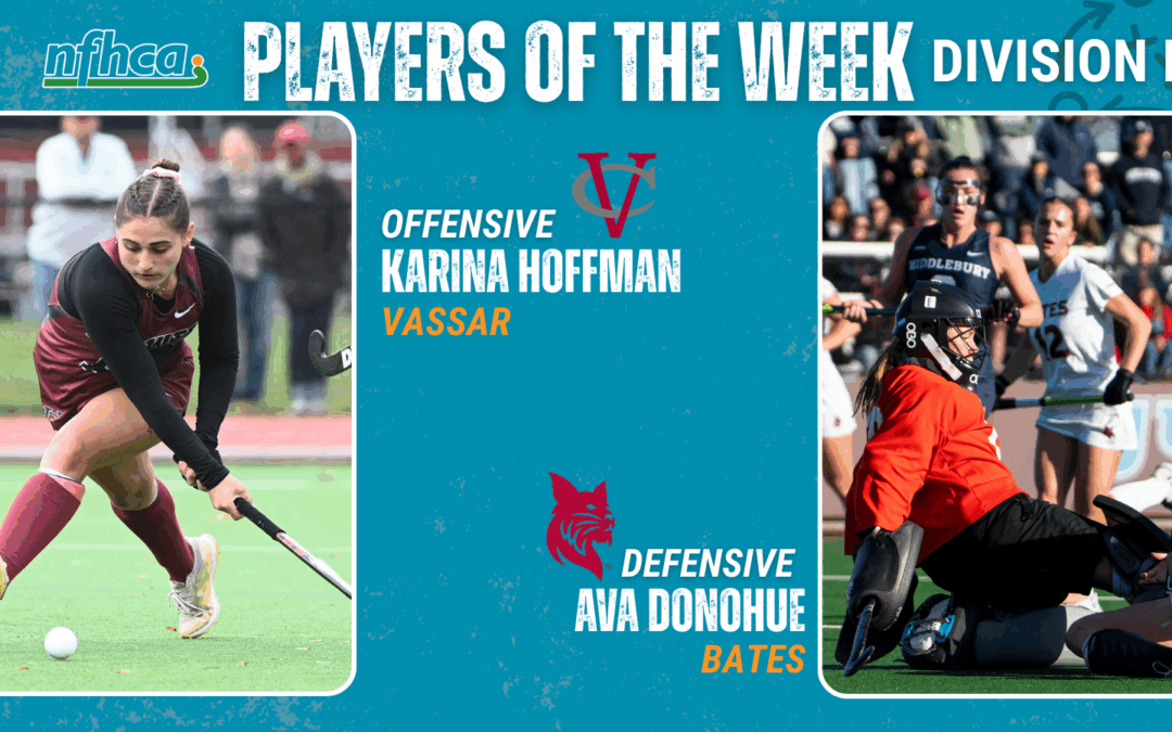 Hoffman, Donohue NFHCA DIII Field Hockey Players of the Week