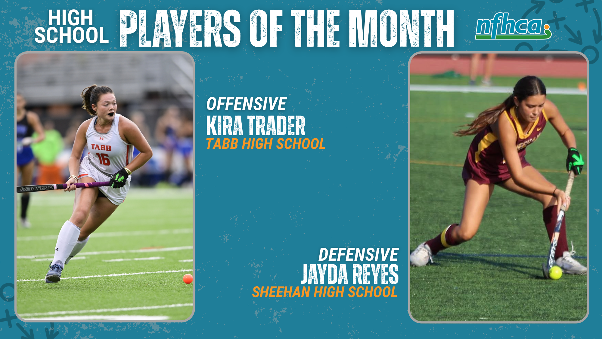 NFHCA High School Players of the Month Nov 2025