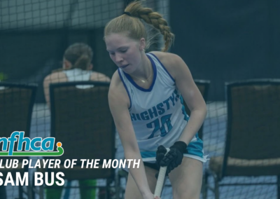 Sam Bus named NFHCA Club Player of the Month