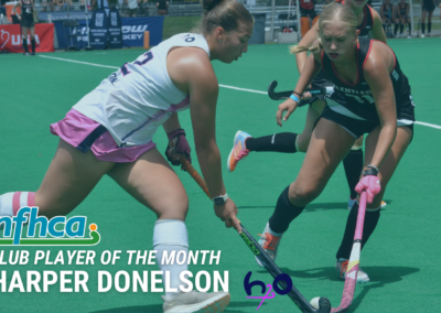 Harper Donelson named NFHCA Club Player of the Month