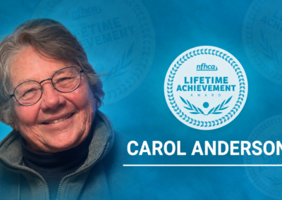 Carol Anderson Receives NFHCA’s Lifetime Achievement Award