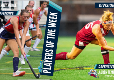 Weigle, Flynn NFHCA DIII Field Hockey Players of the Week