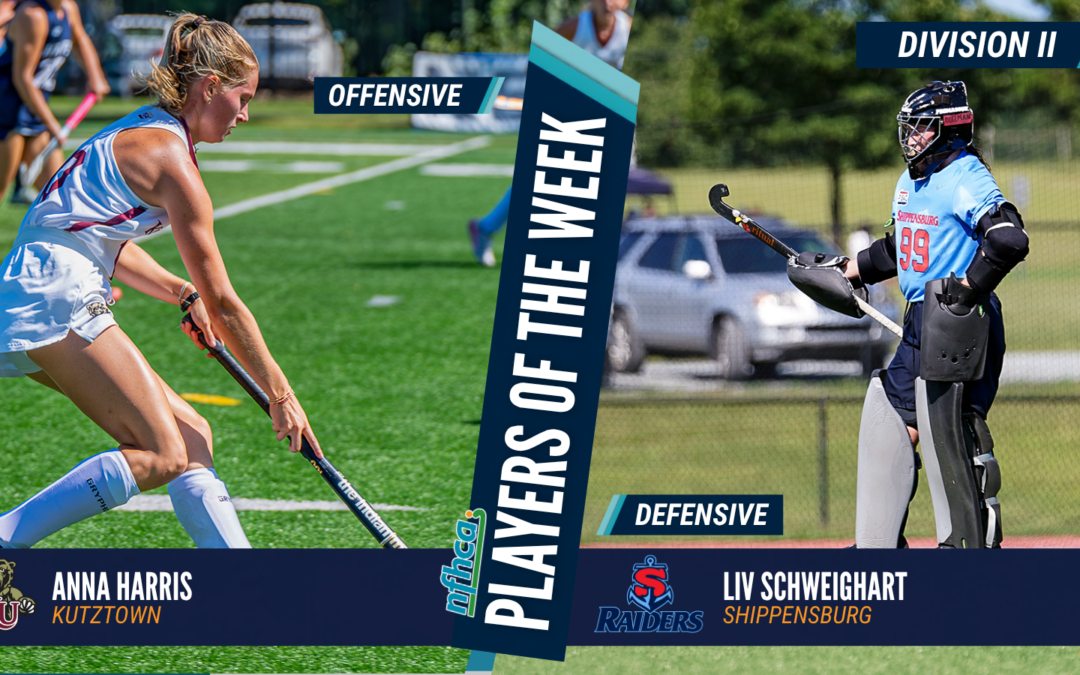 Harris, Schweighart NFHCA DII Field Hockey Players of the Week