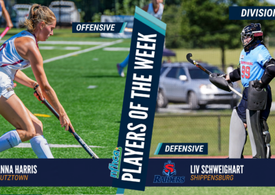 Harris, Schweighart NFHCA DII Field Hockey Players of the Week