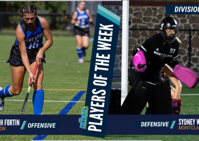 Fortin, White NFHCA DIII Field Hockey Players of the Week