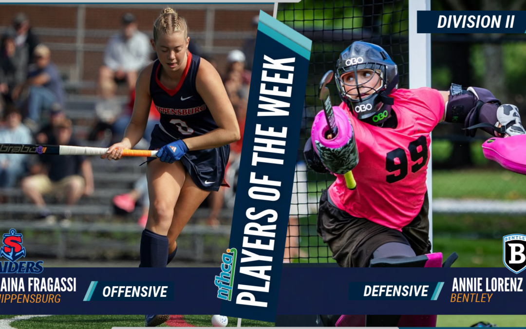 Fragassi, Lorenz NFHCA DII Field Hockey Players of the Week