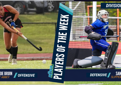 De Bruin, Black NFHCA DII Field Hockey Players of the Week