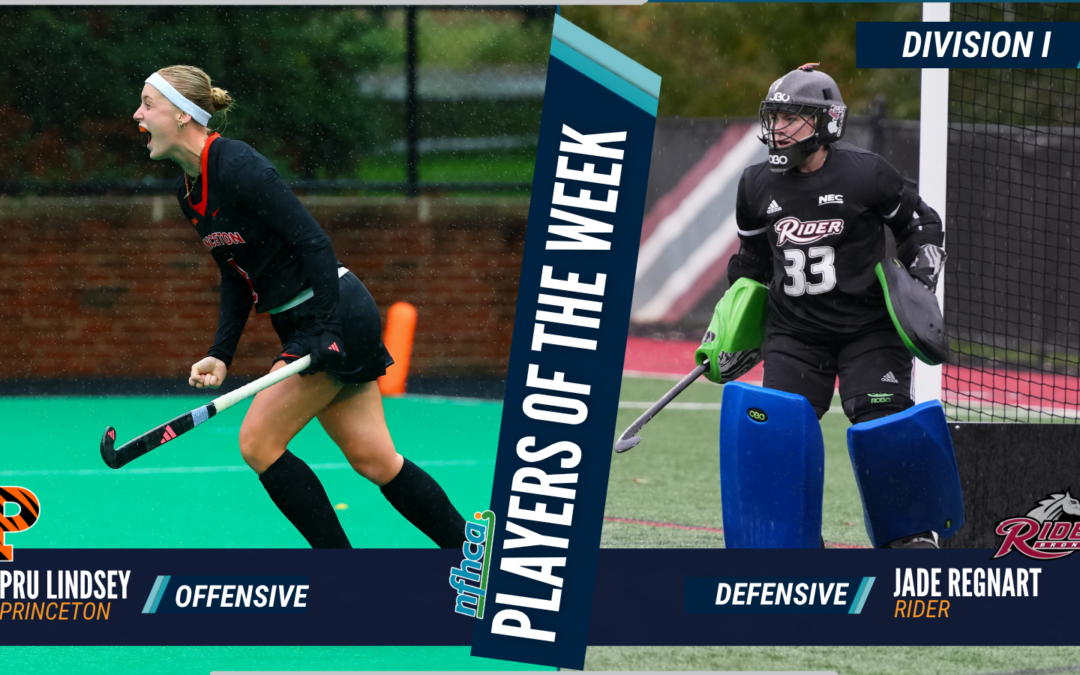 Lindsey, Regnart NFHCA DI Field Hockey Players of the Week