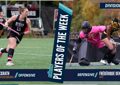 McGrath, den Hartog NFHCA DII Field Hockey Players of the Week