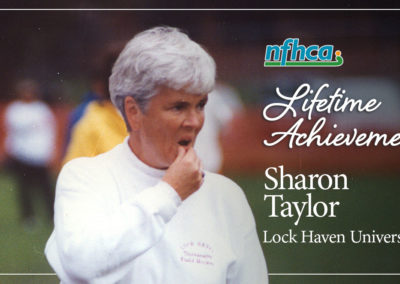 Sharon E. Taylor recognized with NFHCA’s first-ever Lifetime Achievement Award