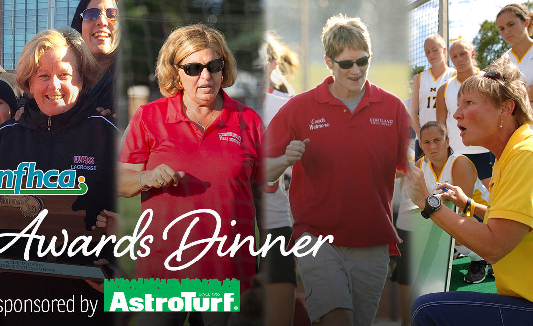 Honorees announced in advance of NFHCA Awards Dinner sponsored by AstroTurf