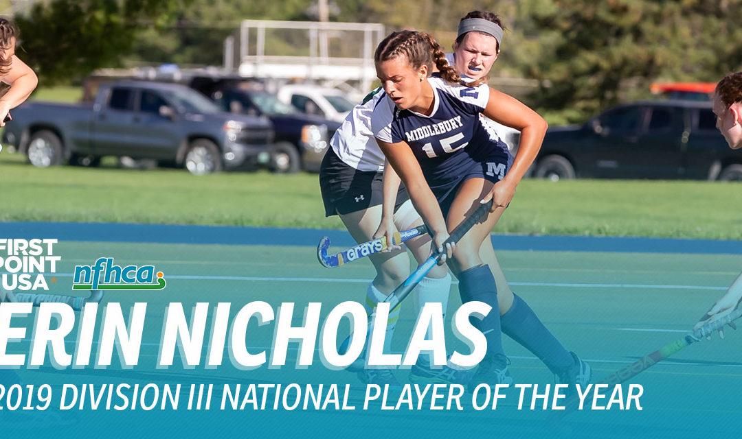 Nicholas tabbed as 2019 First Point USA/NFHCA Division III National Player of the Year