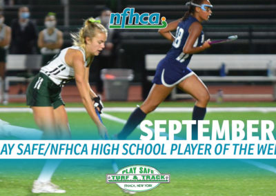 Wollerton named Play Safe/NFHCA September High School Player of the Month