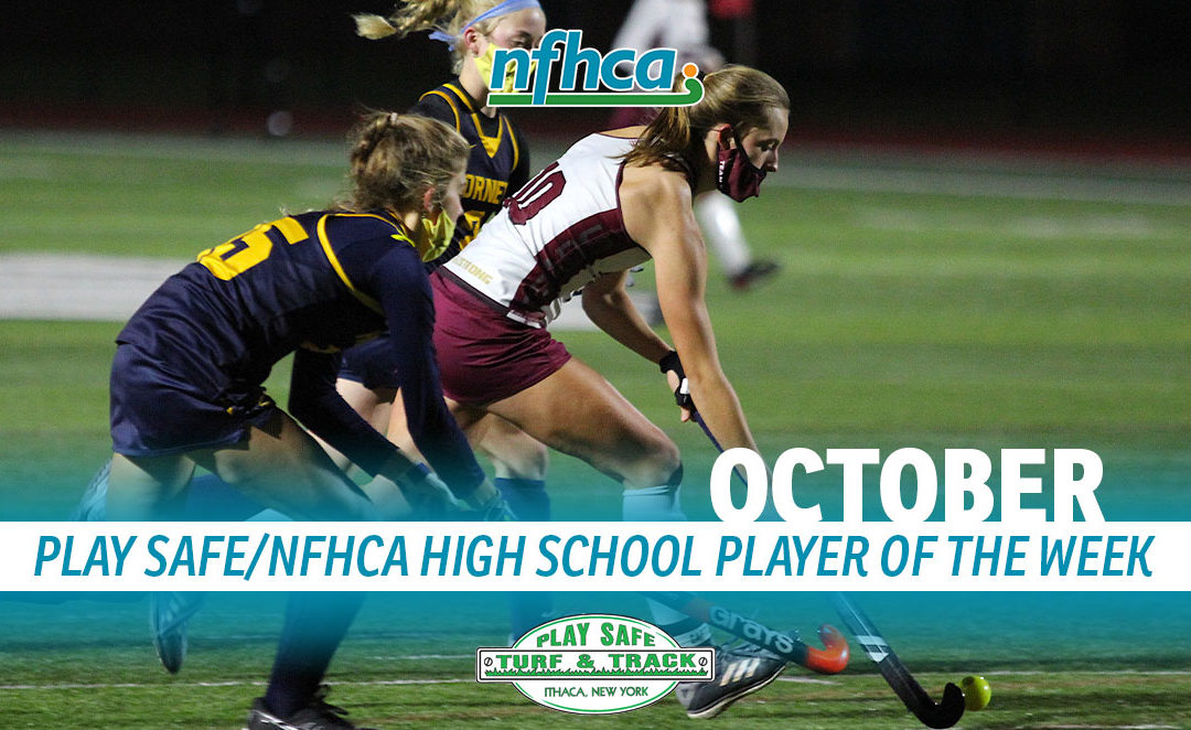 Tamer named Play Safe/NFHCA October High School Player of the Month