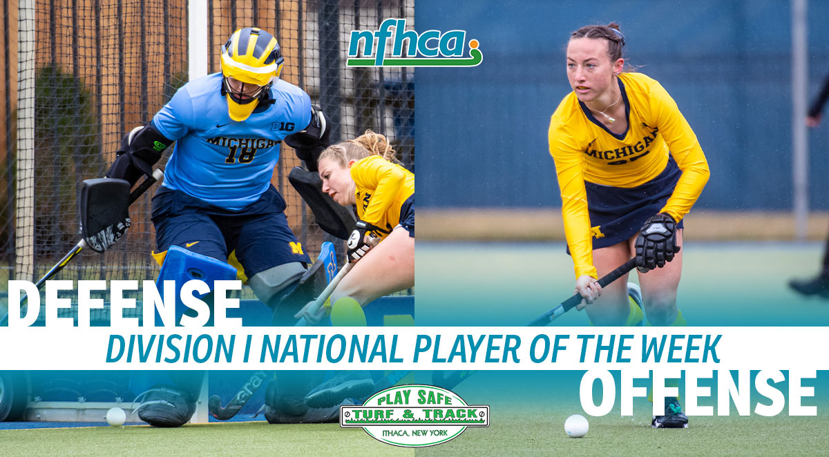division I national player of the week michigan athletes