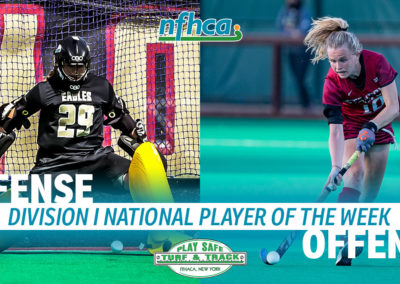 Kennedy, Zanolli named Play Safe Turf & Track/NFHCA Division I National Players of the Week