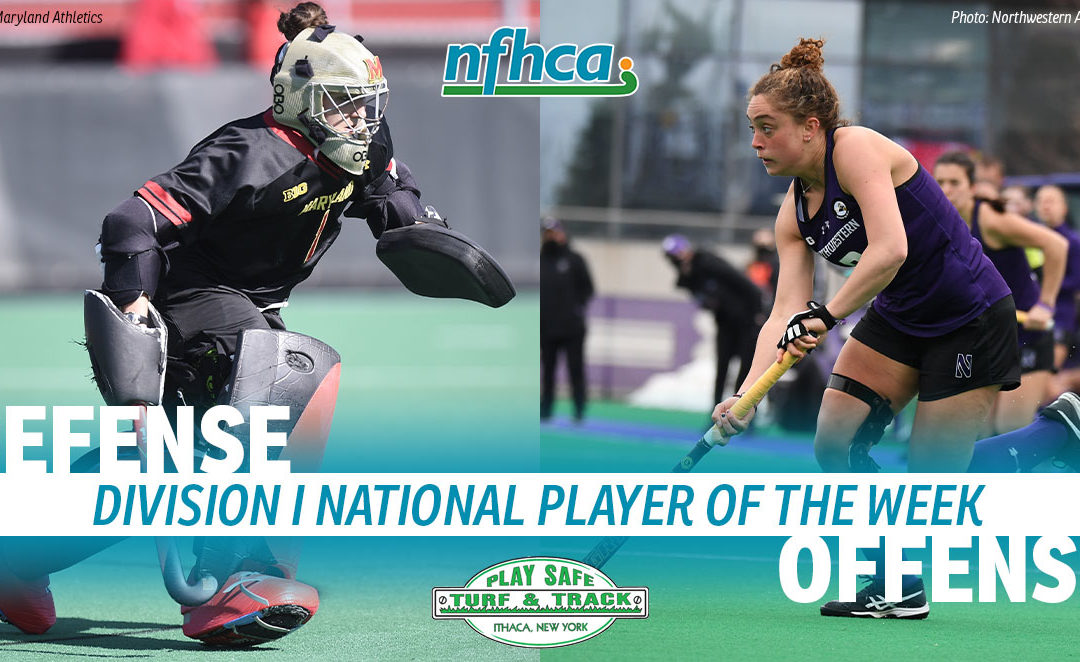 Baekers, Frost named Play Safe Turf & Track/NFHCA Division I National Players of the Week