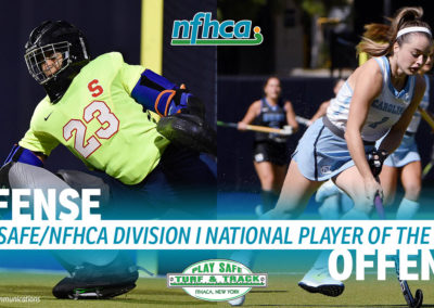 Matson, Taylor named Play Safe/NFHCA Division I National Players of the Week