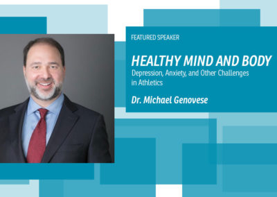 Dr. Michael Genovese to discuss mental health at VCC 2021
