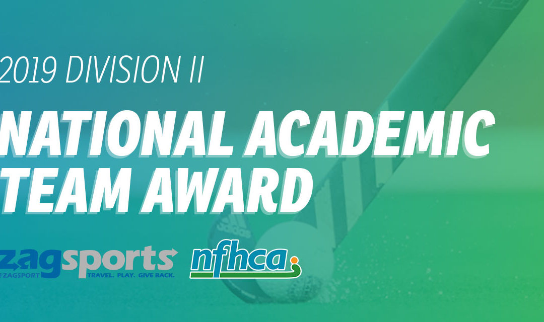 NFHCA announces 2019 Zag Field Hockey/NFHCA Division II National Academic Team Award