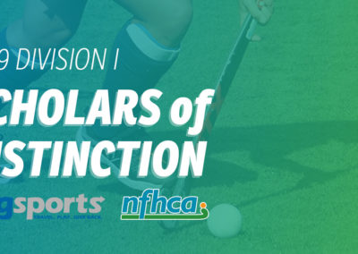 NFHCA announces 2019 Zag Field Hockey/NFHCA Division I Scholars of Distinction